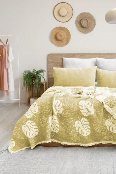 Şaheser Home Collection Σετ κουβερλί Forest Muslin, 4 στρώσεων, 100% βαμβακερ...