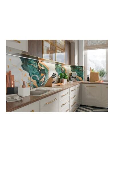 OEM Set de 4 panouri autoadezive, marmură verde, suprafață acoperită 0,72 m²,...