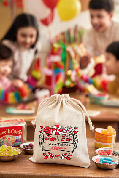 ÇANTAPAK حقيبة مكافآت خاصة بالعيد / حقيبة مكافآت العيد 10×15 (5 قطع) موديل-26