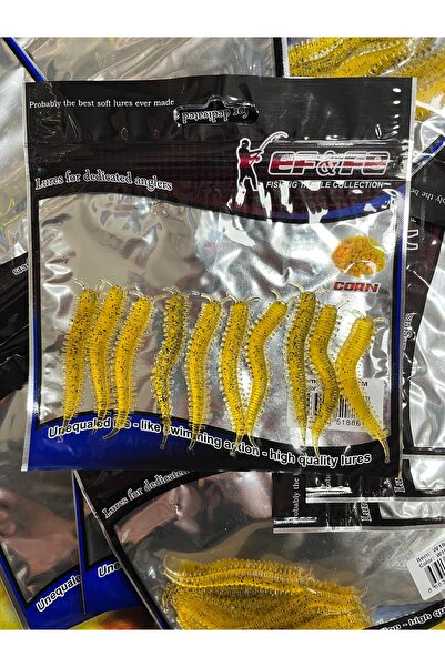 ONURAVBAYİİ EFFE yüzen boru kurdu silikon yem (10 adet)w196 -07 balık-yemi