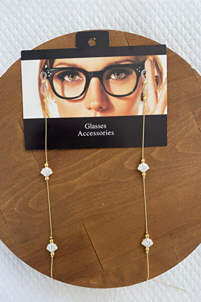 SAVETTE Eyeglass Chain Oyster Shell Pearl Gift Accessory Glasses Strap