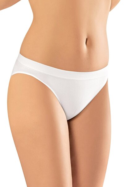 ERDEM İÇ GİYİM Erdem White Seamless Brazilian Slip Panties 622