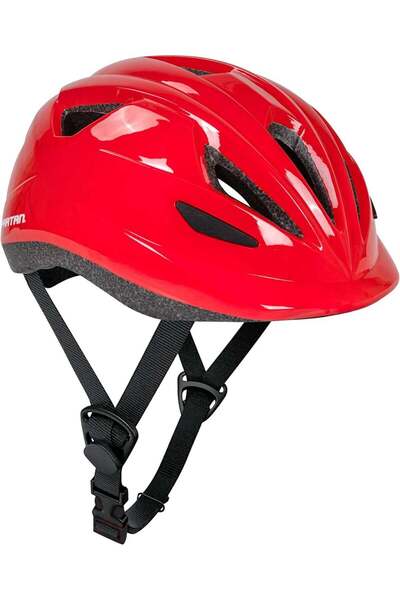 SPARTAN خوذة أطفال - حمراء، للأعمار من 3 إلى 6 سنوات، صغيرة (50-54 سم)، جيدة ...