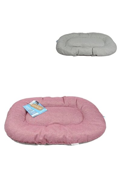 Love Story pet mattress for dogs and cats, 60x46 cm, gray/pink