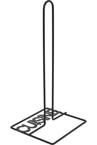 Excellent Houseware kitchen towel roll holder, metal, 13x15.5x30 cm, black