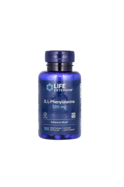 Life Extension D, L-Phenylalanine 100 Capsule -