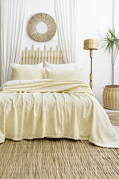 Şaheser Home Collection Σετ κουβερλί Silvia Jacquard, 100% βαμβακερό ύφασμα ζ...