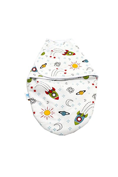 BalticBebe Sistem Infasare Toamna - Iarna Bumbac, Verde, Rachete - 0-3 luni, 50