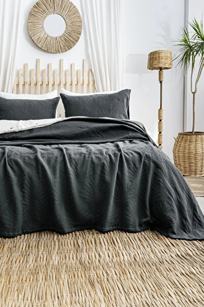 Şaheser Home Collection طقم غطاء سرير سيلفيا جاكار، قماش جاكار قطني 100%، قاب...