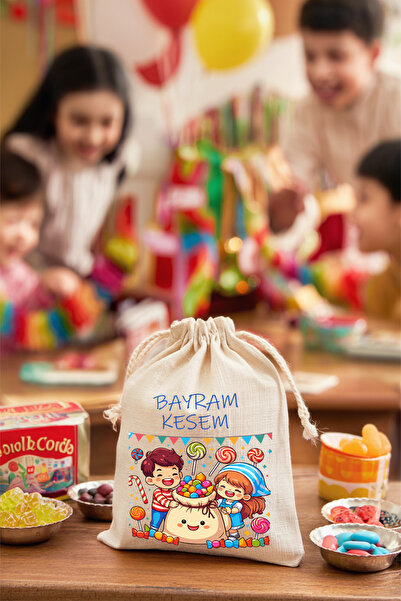 ÇANTAPAK حقيبة مكافآت خاصة بالعيد / حقيبة مكافآت العيد 10×15 (5 قطع) موديل-28