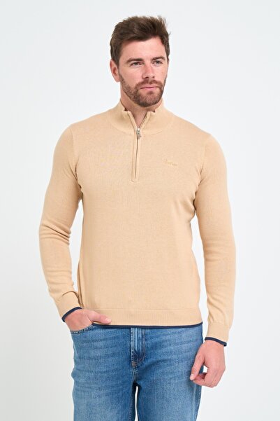 Lee Cooper Men's sweater with zipper at the base of the neck