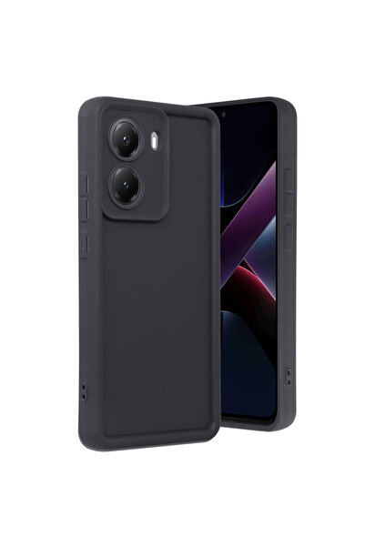 eco port Xiaomi Poco X7 Pro Viera Silikon - Siyah