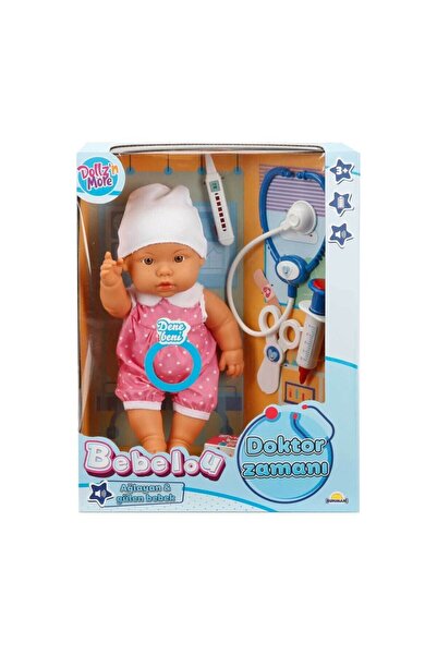 TWOX 30111 Doktor Zamanı Sesli Bebek Seti 35 cm (Ürün oyuncaktır)
