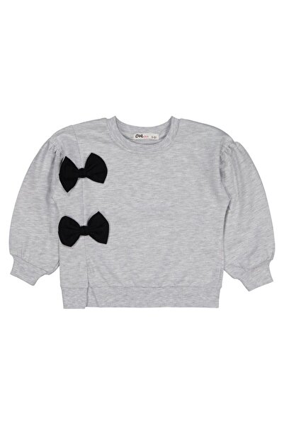 Civil Girls طقم للأطفال من عمر 2-5 سنوات مع إكسسوارات فيونكة - رمادي للأعمار ...