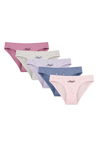 Donella Set of 5 women's panties, 2181B23, cotton, Donella-L INTL