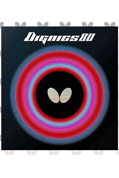 BUTTERFLY Dignics 80 Inverted Table Tennis Rubber Black (2.1mm)