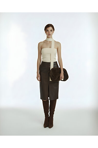 Rotco OLERIA ÜST – Bağlama Detaylı Triko Büstiyer