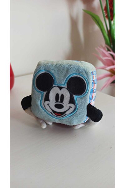 Disney vintage orijinal Mıckey Mouse çıngıraklı peluş & 8x8 cm