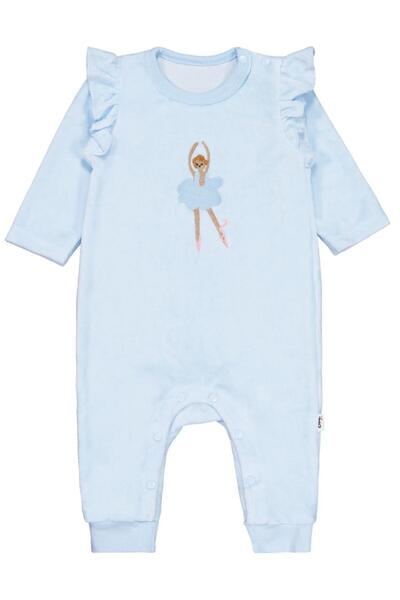 Civil Baby Ballerina Embroidered 6-18 Months Jumpsuit - Blue 18-24 Months