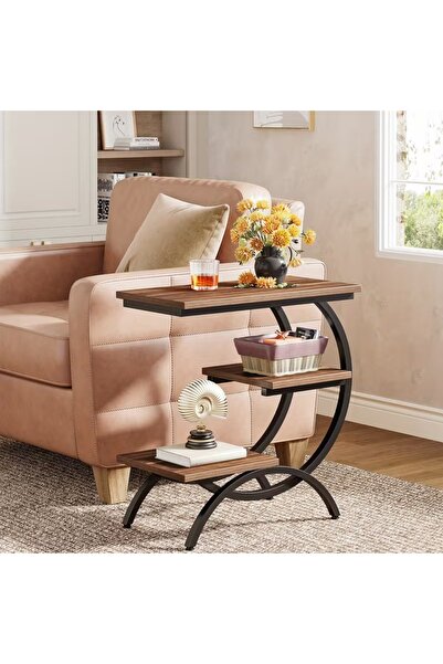 Retinaevim Dekoratif modern C-şekilli yan masa