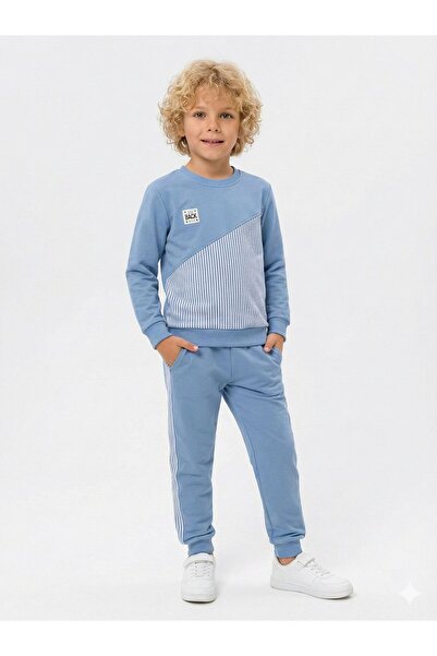 Kalyoncu Butik طقم رجالي من قماش القطن الممشط المدمج ذو الخيطين، نسيج مائي