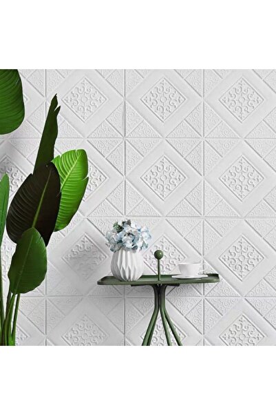 HORECA MARKET Yumuşak Gövdeli 3D Kendinden Yapışkanlı Tavan Panelleri - 70x70