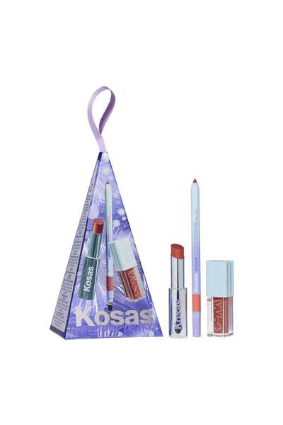 KOSAS مجموعة أحمر شفاه ثلاثية بدون أزرار