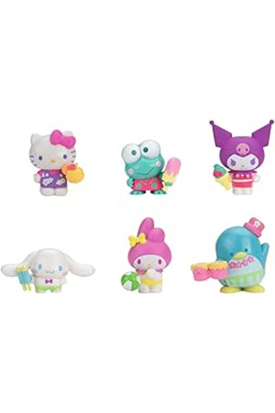 Jazwares مجموعة هيلو كيتي وأصدقائها - 6 قطع