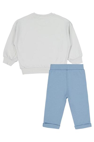 Civil Baby Bird Printed 6-18 Months Set - Pale Gray 12-18 Months