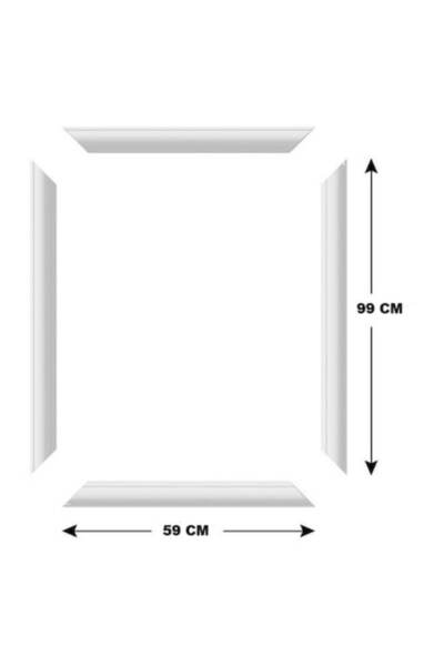 OEM Wall frame set of 4 pieces, hard polymer DP1, 99 x 59 cm