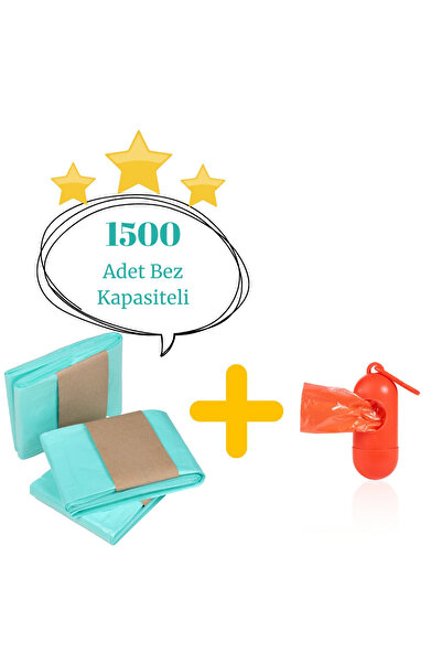 Korbell 16l Çöp Kutuları Ile Uyumlu - 3 Paket 1500 Adet Bebek Bezi Kapasiteli...