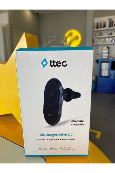 Ttec 2KS33S AIRCHARGER DRIVE GO MAGSAFE UYUMLU KABLOSUZ SARJ OZELLIKLI ARAC I...