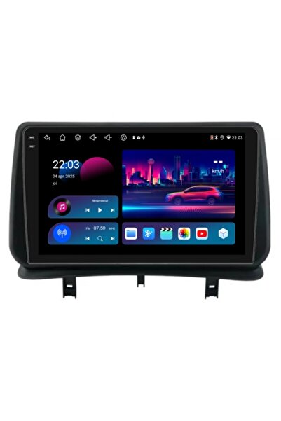 Piloton Navigație dedicată pentru Renault Clio 3 (2005-2014) 9" 4GB/64GB Octa...