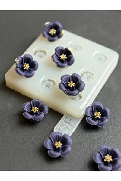 SiliconForms Mulaj din silicon Flori 9 buc