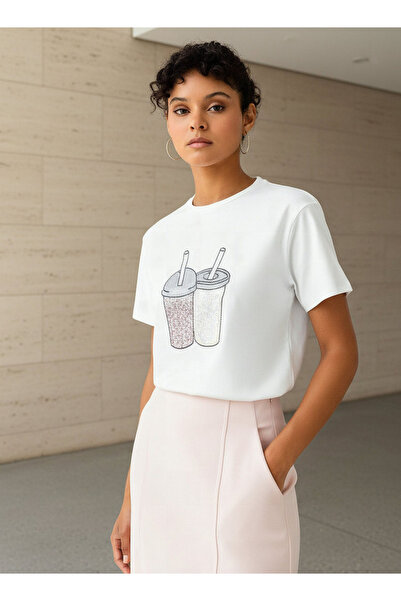 2Xtremz تيشيرت قطني بتفاصيل مزخرفة