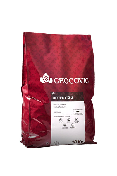 CHOCOVİC BİTTER PUL KUVERTÜR 10 KG %47 C52