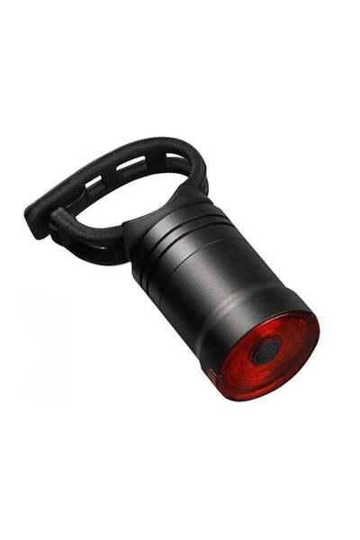 SPARTAN مصباح خلفي ذكي للدراجة - قابل لإعادة الشحن عبر منفذ USB مع مستشعر فرامل