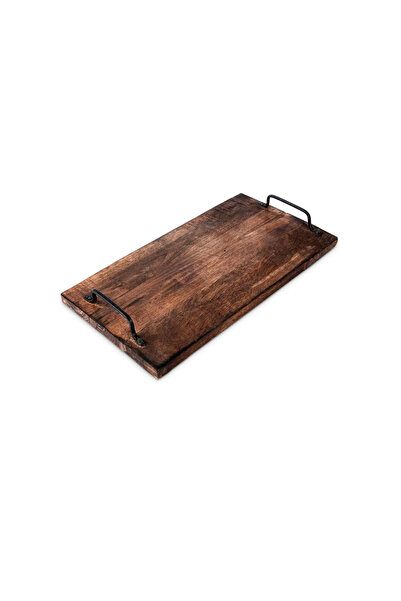 Excellent Houseware serving tray, mango wood, 40x21 cm, brown