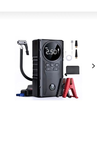 onay aksesuar Castu CS61 Plus Max 12000mah Araç Akü Takviye / Araç Lastik Şiş...