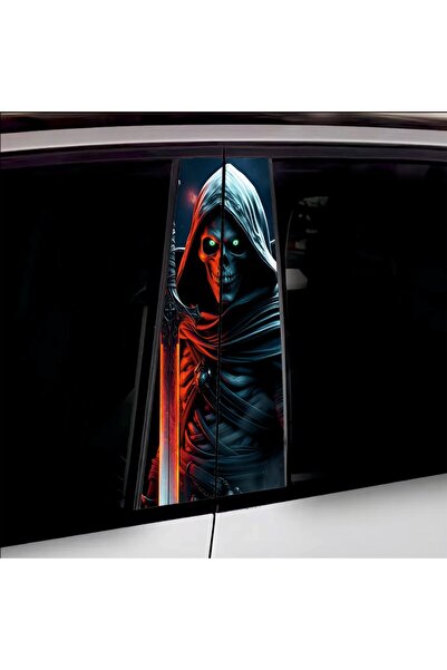 Avex Set 2 stickere decorative pentru stalpii usilor, print autoadeziv de ina...