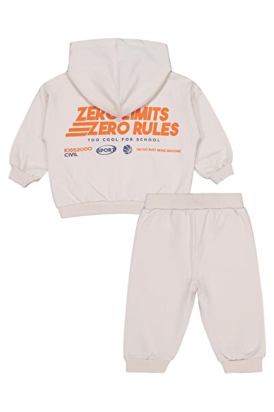 Civil Baby Printed 2-Piece Set 6-18 Months - Beige 12-18 Months