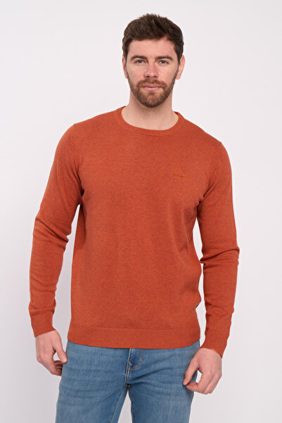 Lee Cooper Men's long sleeve sweater with solid color logo
