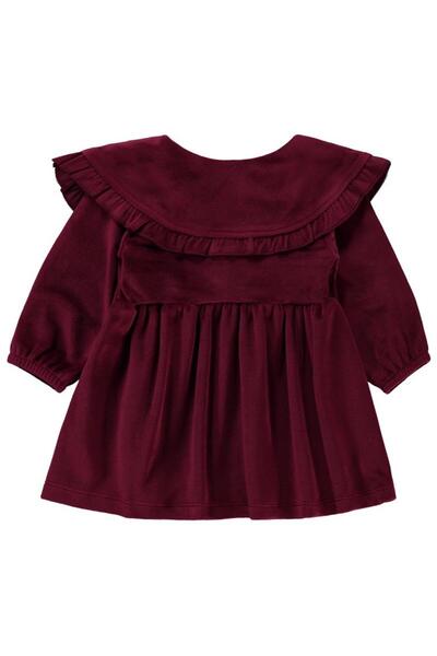 Civil Baby Gathered Skirt 6-18 Months Jile and Dress - Burgundy 12-18 Months