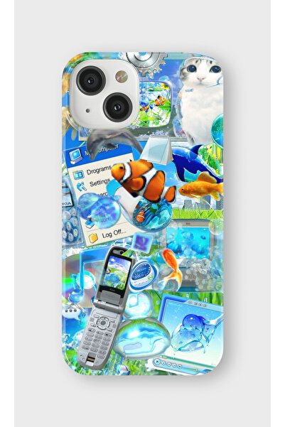 lelia حافظة هاتف شفافة متوافقة مع هاتف iPhone 13 Mini مطبوع |   المجموعة: إير...