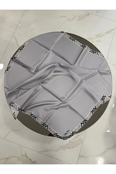 PAPLİO FERRE Γυναικείο μεταξωτό μαντήλι Tivil ΓΚΡΙ 90 x 90