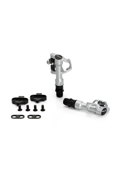XLC Pedale Road-System-Pedal PD-S05 cu o singură parte, negru/argintiu