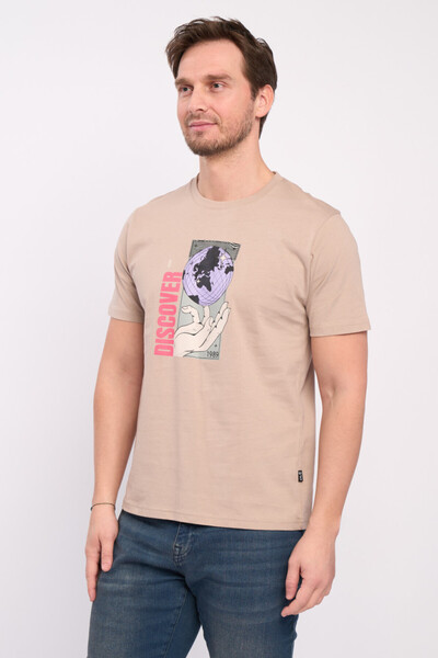 KVL by KENVELO Tricou barbat maneca scurta cu imprimeu