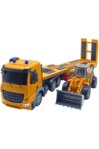 CAN OYUNCAK HT079 Şarjlı Uzaktan Kumandalı Işıklı Transporter Tır 1:24 | Rc F...