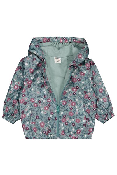 Civil Baby معطف واق من المطر بطبعة زهور للأطفال من عمر 6 إلى 18 شهرًا - أخضر ...