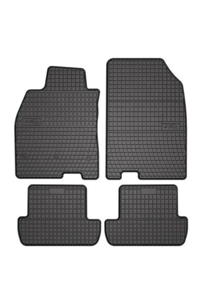 Mammoth Set of 4 rubber car mats suitable for RENAULT MEGANE, MEGANE III 11.08-03.17, Hatchback
